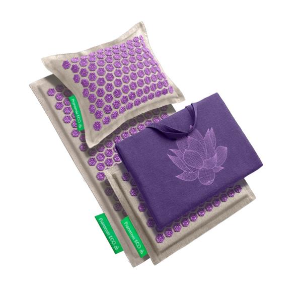Pranamat Podloga + Vzglavnik + Mini + Velika torba (Amethyst)